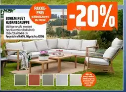 Obs Bygg BOHEM RØST HJØRNEGRUPPE tilbud