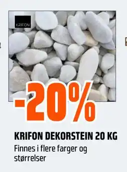 Obs Bygg KRIFON DEKORSTEIN 20 KG tilbud