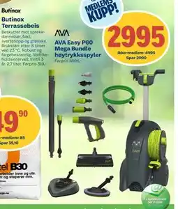 Coop Byggmix AVA Easy P60 Mega Bundle høytrykks tilbud