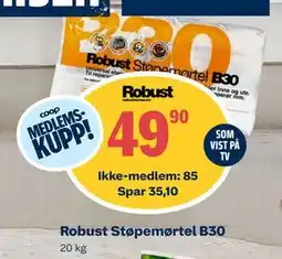 Obs Bygg Robust Støpemørtel B30 tilbud