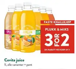 Jacobs Cevita juice tilbud