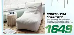 Coop Byggmix BOHEM LISTA SEKKESTOL tilbud