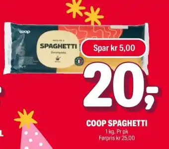 Coop Extra COOP SPAGHETTI tilbud