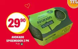 Coop Extra AVOKADO SPISEMODEN 2 PK tilbud