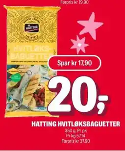 Coop Extra HATTING HVITLØKSBAGUETTER tilbud