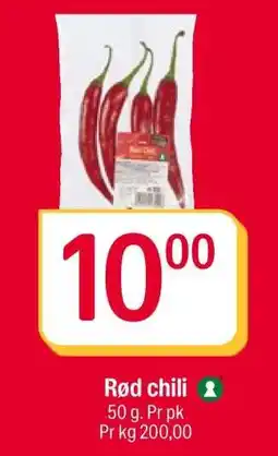 Coop Extra Rød chili tilbud