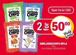 Coop Extra SØRLANDSCHIPS RIFLA tilbud