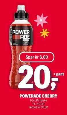 Coop Extra POWERADE CHERRY tilbud
