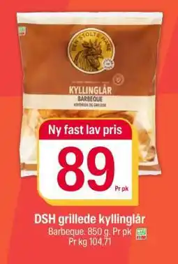Coop Extra DSH grillede kyllinglår tilbud