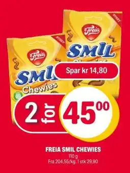 Coop Extra FREIA SMIL CHEWIES tilbud