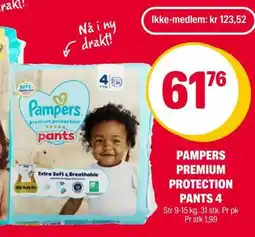 Coop Extra PAMPERS PREMIUM PROTECTION PANTS 4 tilbud