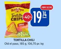Rema 1000 Old el paso Tortilla chili tilbud