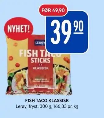 Rema 1000 Lerøy Fish taco klassisk tilbud