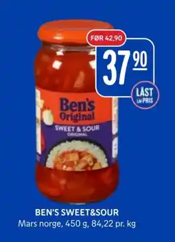 Rema 1000 Ben's sweet&sour tilbud