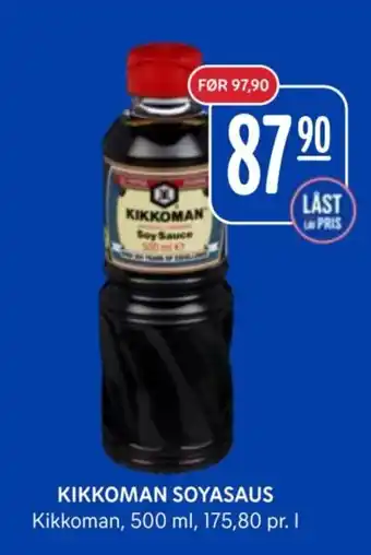 Rema 1000 Kikkoman soyasaus tilbud
