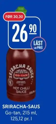 Rema 1000 GO-TAN Sriracha-saus tilbud