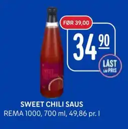 Rema 1000 Sweet chili saus tilbud