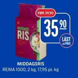 Rema 1000 Middagsris tilbud