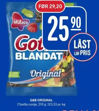 Rema 1000 G&B Original tilbud