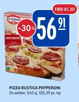Rema 1000 DR. OETKER Pizza rustica pepperoni tilbud