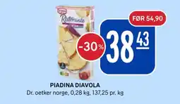 Rema 1000 DR. OETKER Piadina diavola tilbud