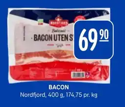 Rema 1000 NORDFJORD Bacon tilbud