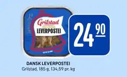 Rema 1000 GRILSTAD Dansk leverpostei tilbud