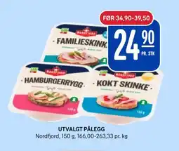 Rema 1000 NORDFJORD Utvalgt pålegg tilbud