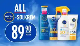 Rema 1000 All nivea sun -solkrem tilbud