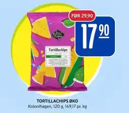 Rema 1000 TORTILLACHIPS Øko tilbud