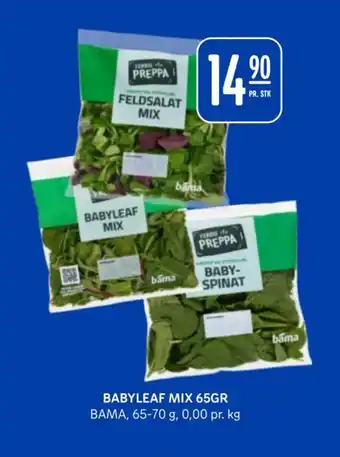 Rema 1000 BABYLEAF Mix 65gr tilbud