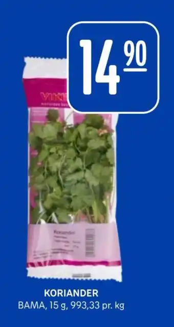 Rema 1000 Koriander tilbud