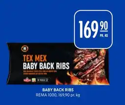Rema 1000 REMA 1000 Baby back ribs tilbud