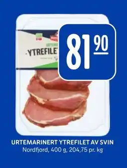 Rema 1000 NORDFJORD Urtemarinert ytrefilet av svin tilbud