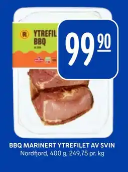Rema 1000 NORDFJORD Bbq marinert ytrefilet av svin tilbud