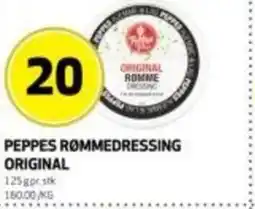 Bunnpris Peppes rømmedressing original tilbud