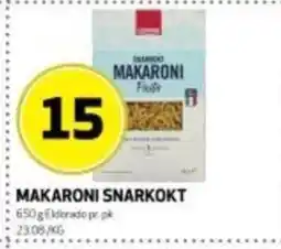 Bunnpris Makaroni snarkokt tilbud