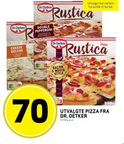 Bunnpris Utvalgte pizza fra dr. oetker tilbud
