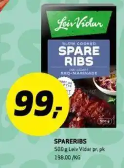 Bunnpris Spareribs tilbud