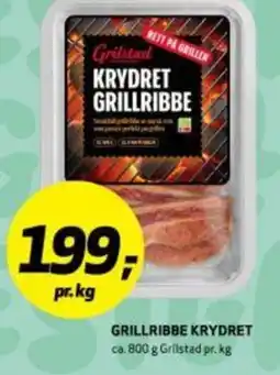 Bunnpris Grillribbe krydret tilbud