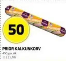 Bunnpris Prior kalkunkorv tilbud