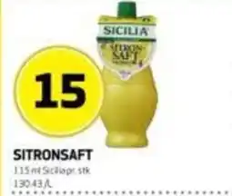 Bunnpris Sitronsaft tilbud