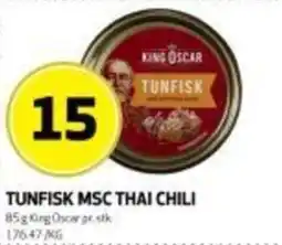 Bunnpris Tunfisk msc thai chili tilbud
