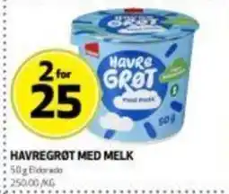 Bunnpris Chavregrøt med melk tilbud