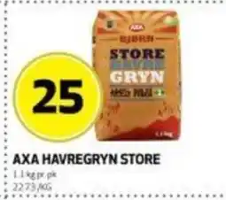 Bunnpris Axa havregryn store tilbud