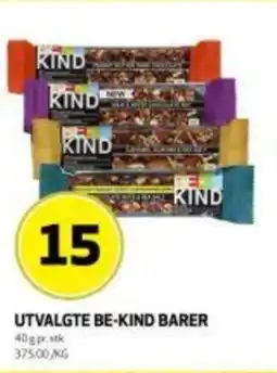 Bunnpris Utvalgte be-kind barer tilbud