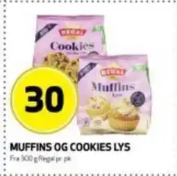 Bunnpris Muffins og cookies lys tilbud