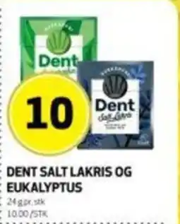 Bunnpris Dent salt lakris og eukalyptus tilbud
