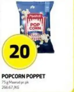 Bunnpris Popcorn poppet tilbud