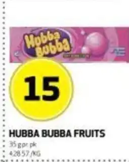 Bunnpris Hubba bubba fruits tilbud